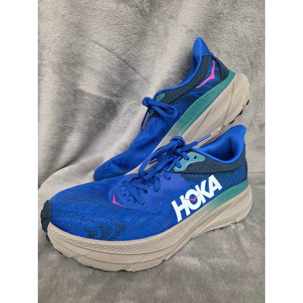 Hoka Challenger ATR 7 Mens Trail Running Shoes Blue Teal 1134497 DNC Size 11 D